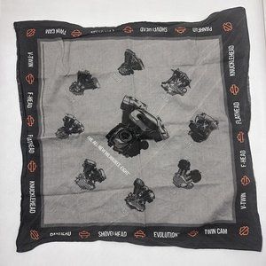 Harley Davidson Bandanna Mens 19x19 Various Motors Scarf Dew Rag V-Twin …